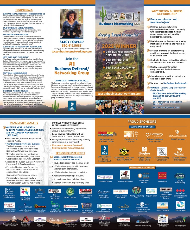 Tucson business networking llc home page